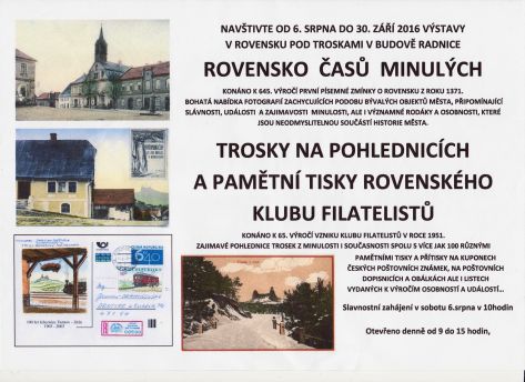 Rovensko časů minulých plakát